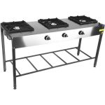 3'lü Ayaklı Doğalgazlı Lokanta Ocağı CEJ25