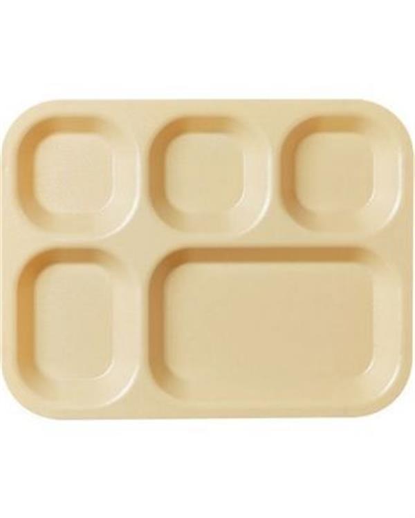 Trapezoid Ko-Polimer 5 Bölmeli Tepsi