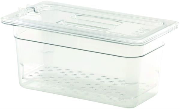 GN 1/3 17,6x32,5 cm Polikarbon Süzgeç Küvet