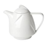 Porselen Fourline Beyaz Kapaklı Kahvedan