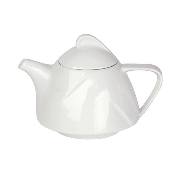 Porselen Fourline Beyaz Kapaklı Demlik 7