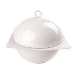 Porselen Zen Beyaz Kapaklı Çorbalık 2150