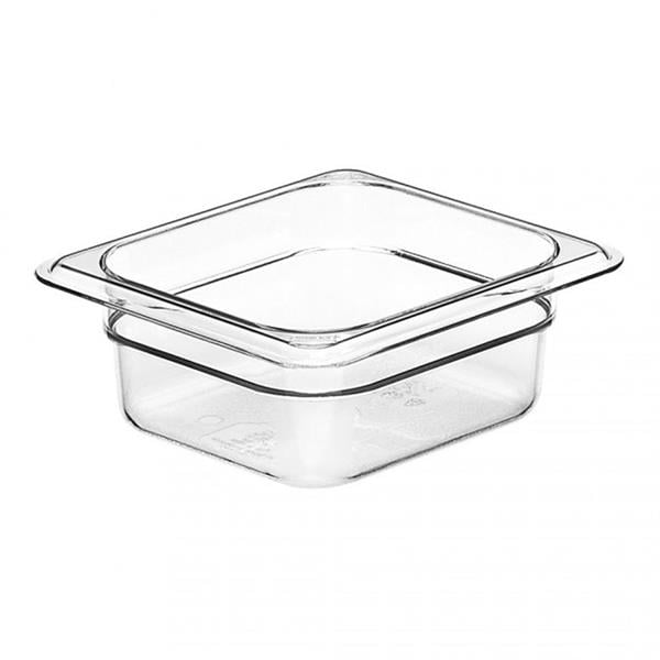 Bir Bölü Altı Boy Polikarbon Küvet GN 1/6 16,2x17,6 cm