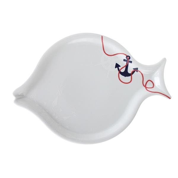 Porselen Marine Balık Tabak