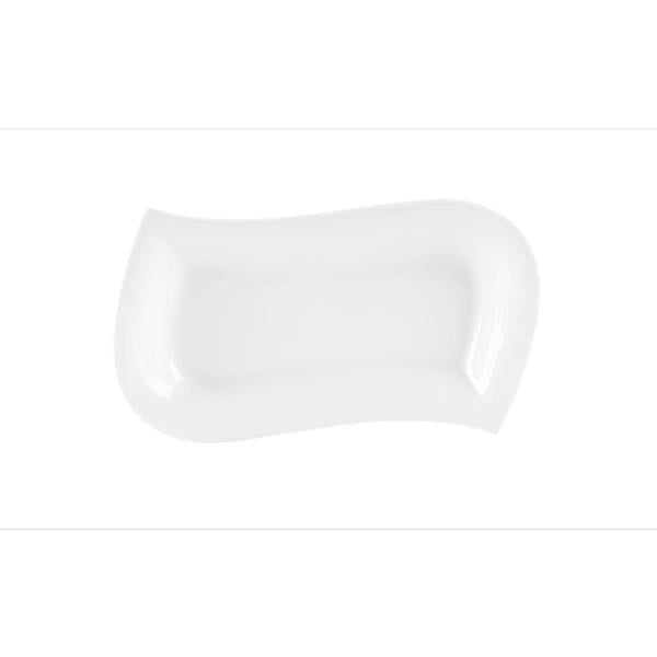 Porselen Leaf Kayık Tabak 23Cm     