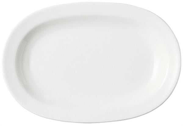 Porselen İstanbul Beyaz Kayık Tabak 17Cm