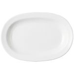 Porselen İstanbul Beyaz Kayık Tabak 17Cm