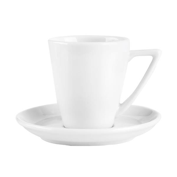 Porselen Soley Beyaz Tabaklı Kahve Finca