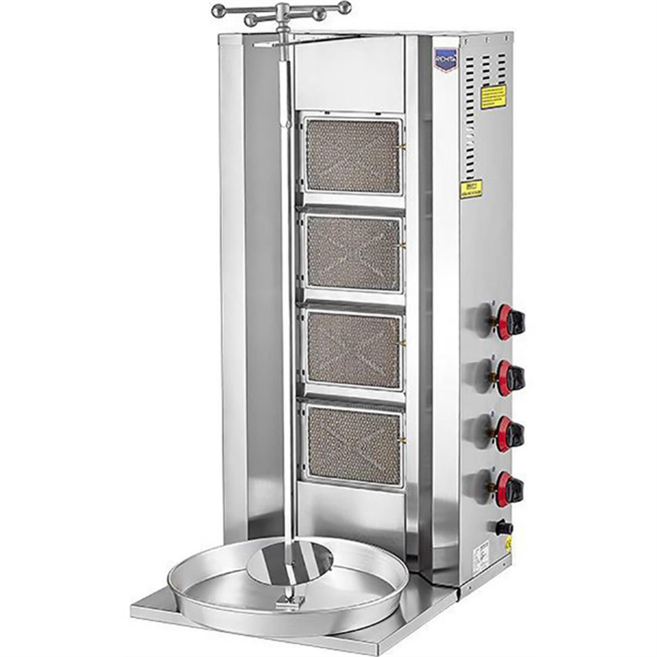 4 Radyanlı Gazlı (CE) Döner Ocağı D08