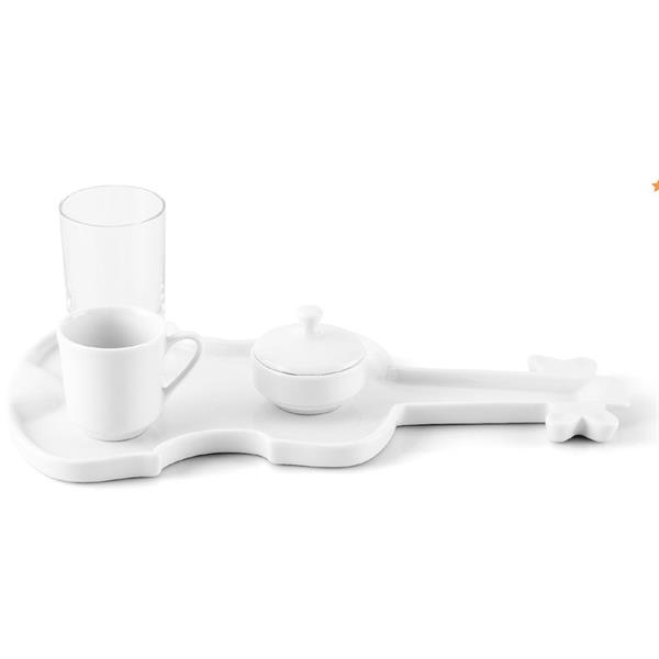 Porselen Keman Kahve Seti