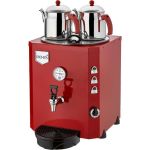 2 Demlikli Jumbo Çay Kazanı Makinesi 13 Litre DE12