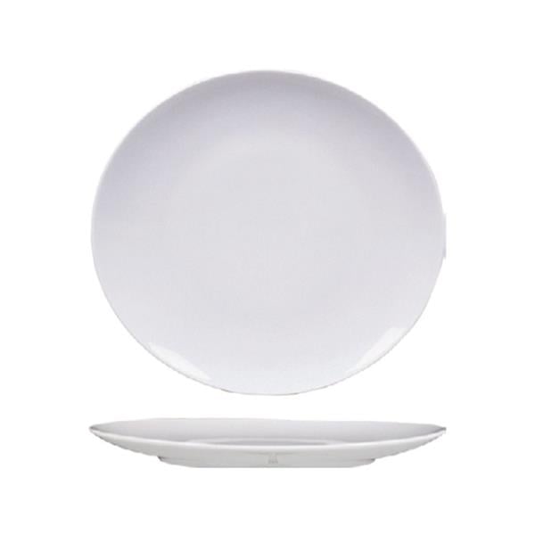 Porselen Elips Düz Tabak 21,26,29 cm