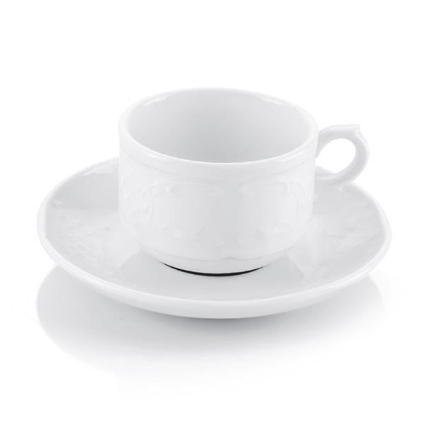 Porselen Flora Kahve/Nescafe/Çay Fincanı ve Tabağı