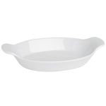 Porselen Luna Beyaz Fırın Kabı 22Cm   