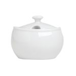 Porselen Luna Beyaz Kapaklı Şekerlik 215
