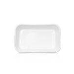 Porselen Kahvaltı Kare Kayık Tabak