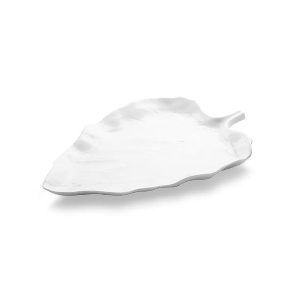 Porselen Açık Büfe Yaprak Servis 46 cm