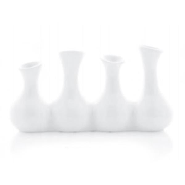 Porselen Vazo Dörtlü Vazo