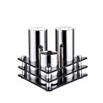 3'lü Üçgen Tuzluk Takımı ( Parlak )