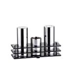 3'lü Dikdörtgen Tuzluk Takımı ( Parlak )