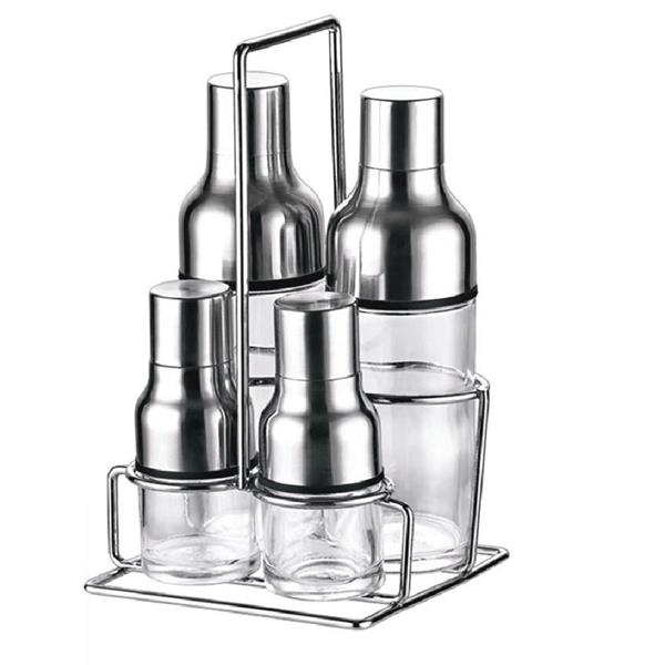 Tel Standlı 4'lü Yağlık Takımı