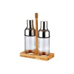 Ahşap Standlı 2'li Yağlık Takım