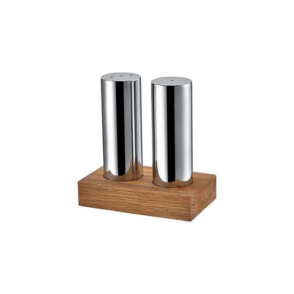 Ahşap Standlı 2'li Tuzluk Takımı