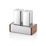 İkili Kare Tuzluk Takımı Parlak