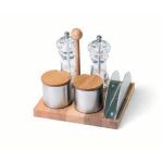 5'li Akrilik Tuzluk Baharatlık Takımı