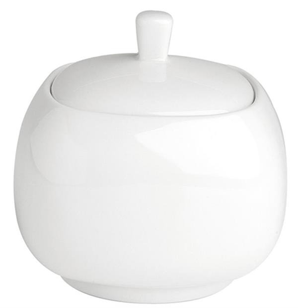 Porselen Paloma Beyaz Kapaklı Şekerlik 3