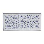 Porselen Blue Passion Baton Pasta Tabağı