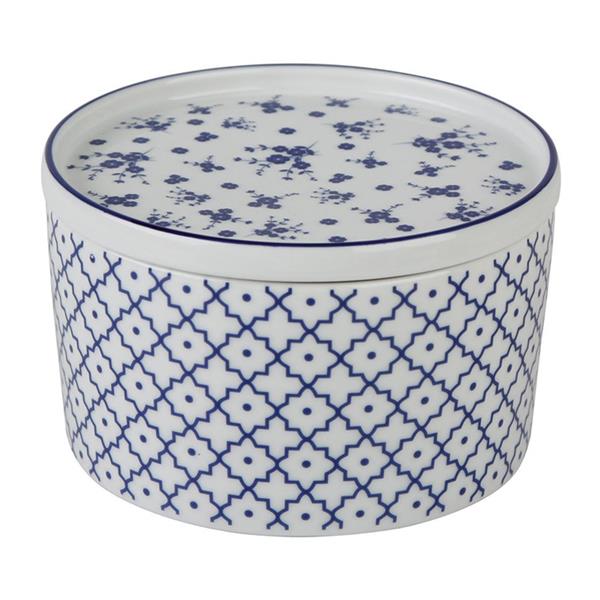 Porselen Blue Passion Saklama Kabı