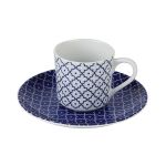 Porselen Blue Passion Kahve Fincan Takımı