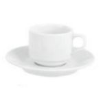 Porselen Soley Beyaz Tabaklı Kahve Finca