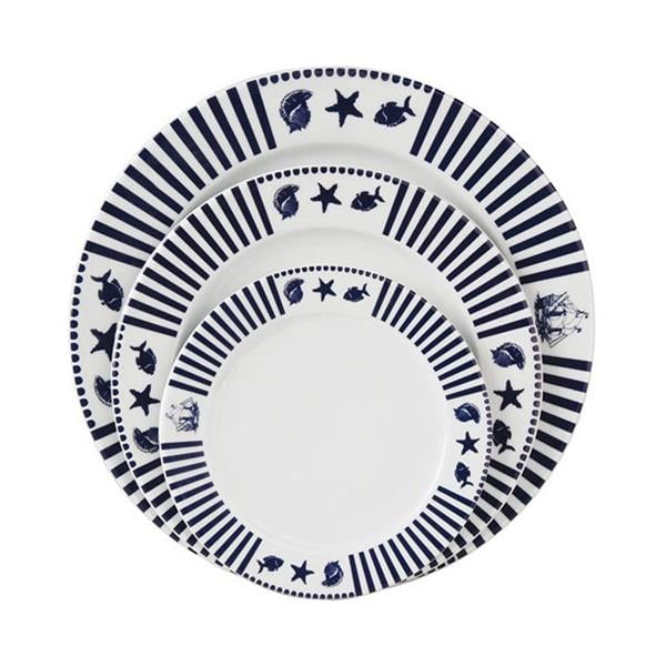 Porselen Akdeniz Düz Tabak 16Cm     