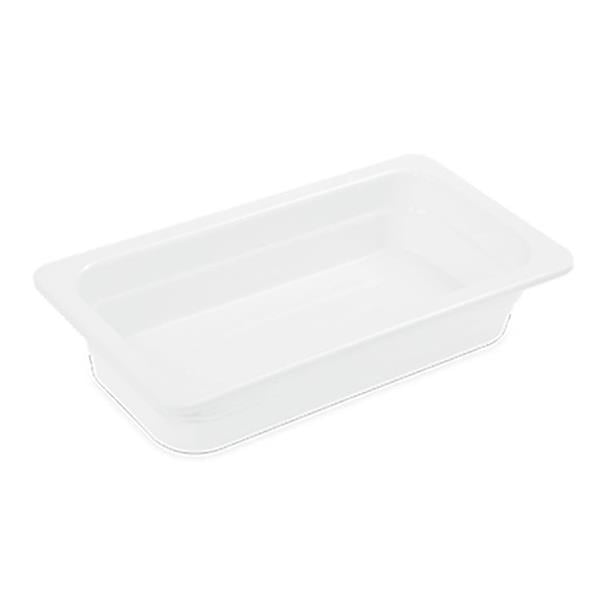 Yüksek Isı Polikarbon Bir Bölü Üç Boy H-Küvet GN 1/3 17,6x32,5 cm