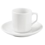 Porselen Lebon Beyaz Tabaklı Kahve Finca