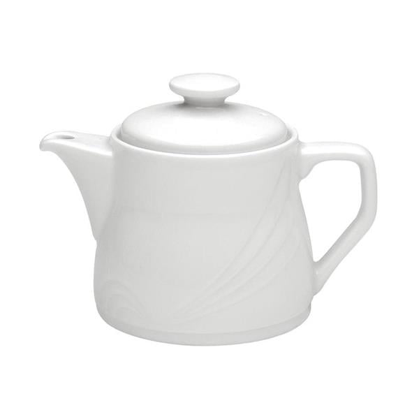 Porselen Halley Beyaz Kapaklı Demlik 425