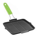 Tel ve Silikon Saplı Döküm Demir Izgara Tava