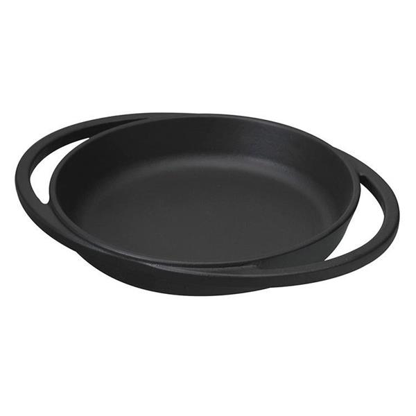 Döküm Demir Kulplu Yuvarlak Tava