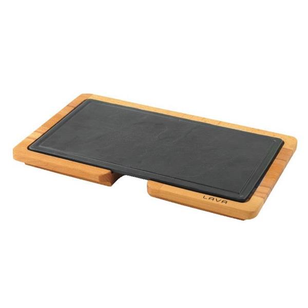 Ahşap Servis Tahtası, Hot Plate Döküm Demir Plakalı