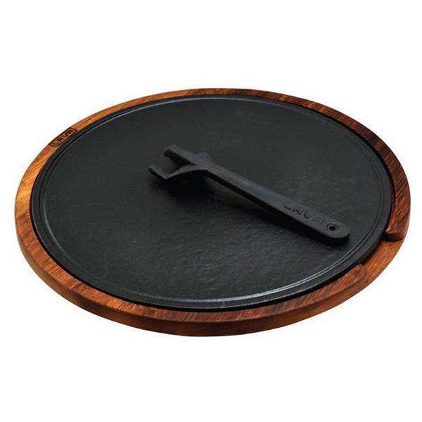 Ahşap Servis Tahtası, Hot Plate Döküm Demir Plakalı