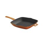 Metal Saplı Döküm Demir Izgara Tava