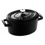 Oval Mini Döküm Demir Tencere