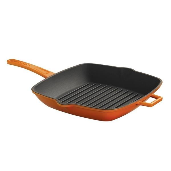 Metal Saplı Döküm Demir Izgara Tava