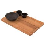 Ahşap Altlıklı Yuvarlak Kase