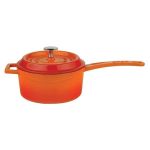 Metal Saplı Döküm Demir Sos Tenceresi