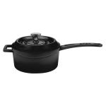 Metal Saplı Döküm Demir Sos Tenceresi