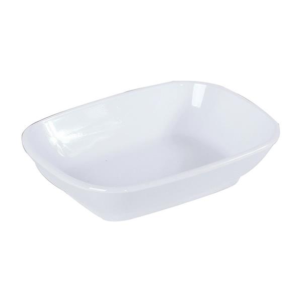 Köşeli Kayık Tabak 14x10 cm