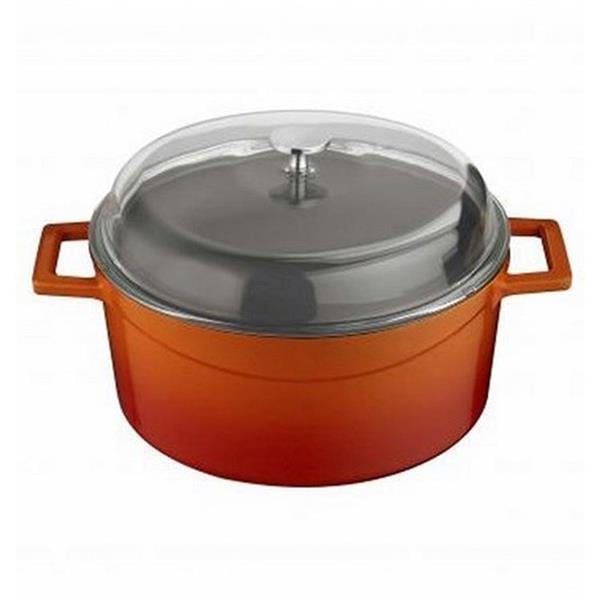 Yuvarlak Döküm Demir Tencere